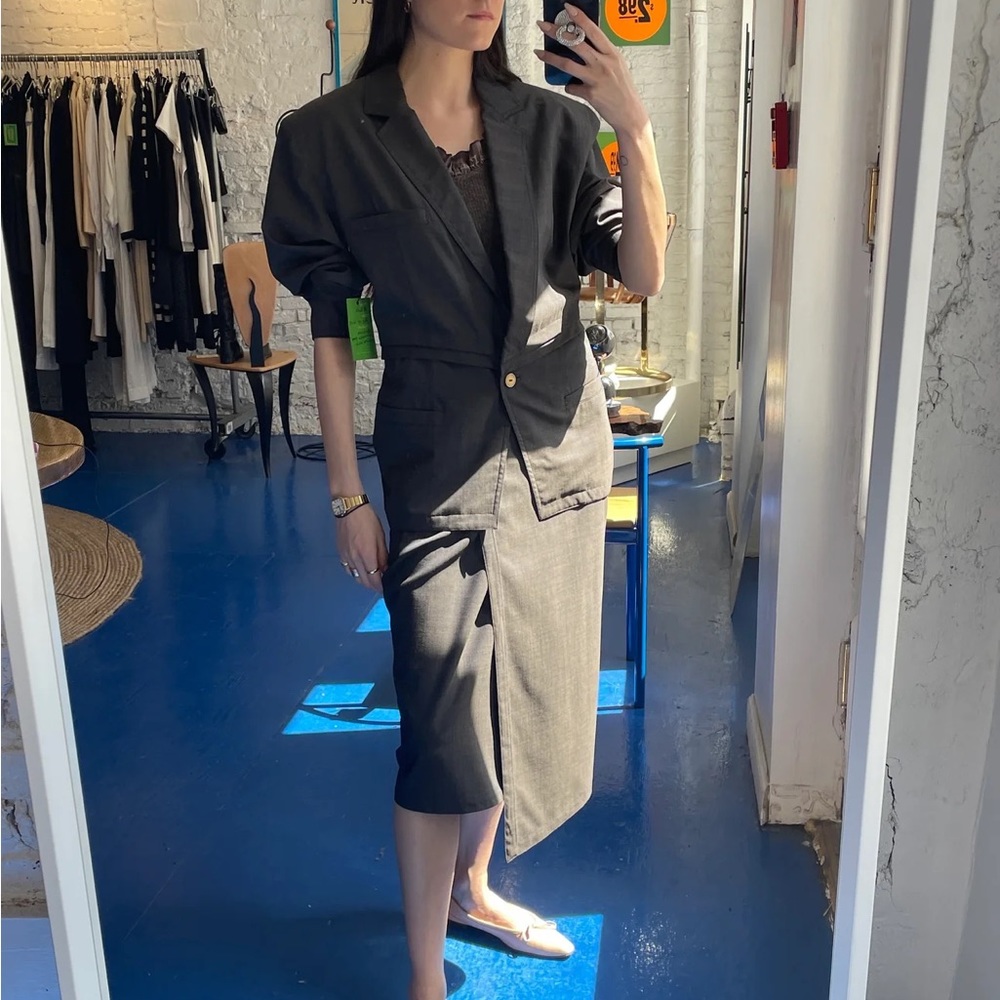 Versace 1980s skirt suit